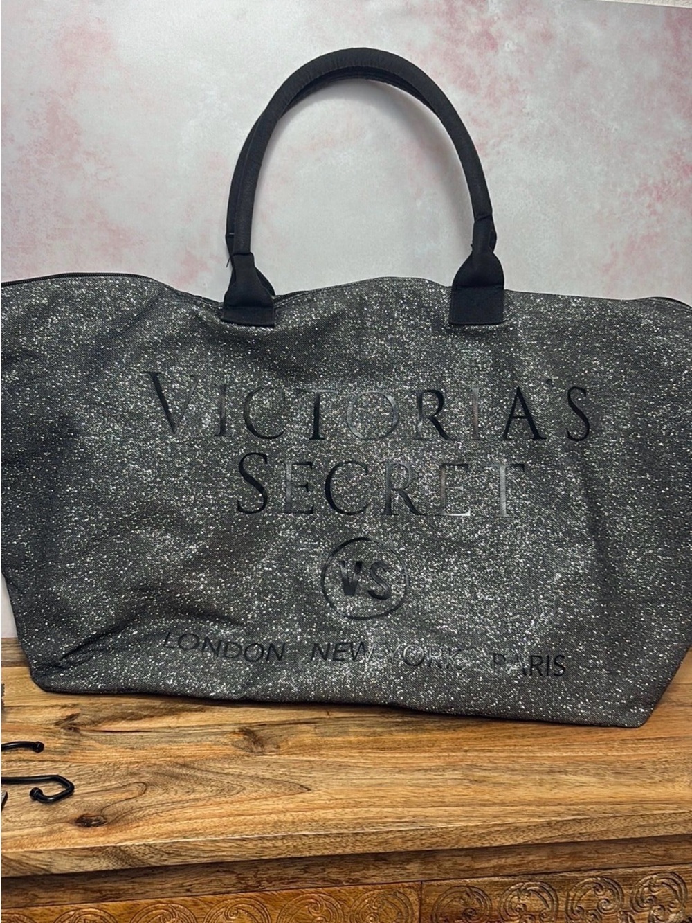 Victoria's Secret Glitter Tote Bag